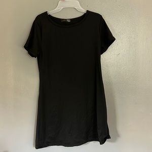 Black T-shirt dress